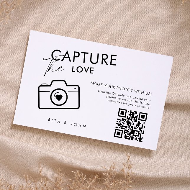 Cartão De Informações Captura de Script Moderno O Código QR de Amor (Criador carregado)
