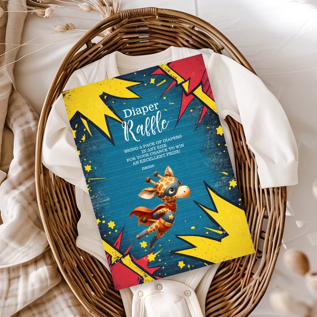 Cartão De Informações Carrapato-Chá de fraldas-Herói (Criador carregado)