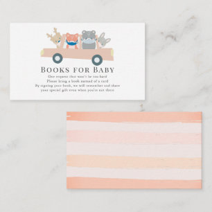 Cartão De Informações Carro-Cargueiro Cor-de-Rosa