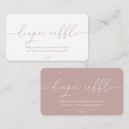 Cartão De Informações Carro do gabinete do Chá de fraldas frente e verso