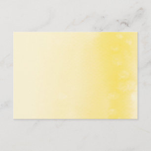 Cartão De Informações CARTA COM SUPORTE :: amarelo aguarela ombre