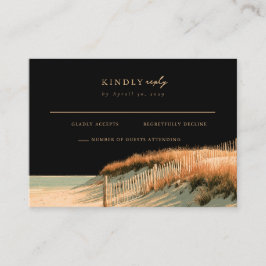 Cartão De Informações Carta de Resposta Cape Cod Dune Gold Windswept par