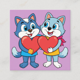 Cartão De Informações Casais de Critério de Corte