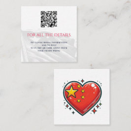 Cartão De Informações Casal da China