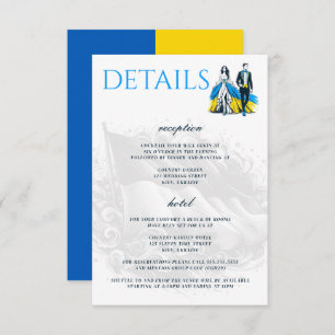 Cartão De Informações Casal da Ucrânia