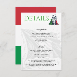 Cartão De Informações Casal Itália