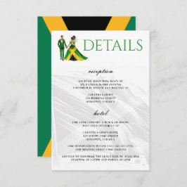 Cartão De Informações Casal Jamaica