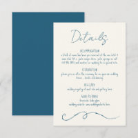 Casamento Azul Colorido com Linha Escrivível Desen