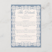 Casamento Azul Empoeirado com Renda de Marfim Anti