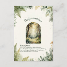Casamento Boho de Aquarela da Floresta Encantada V