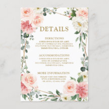 Casamento Botânico Geométrico Floral Rosa Bege