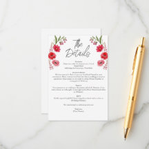Casamento Caprichoso com Flores Silvestres Vermelh