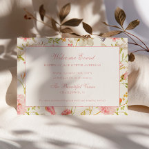Casamento com Padrão Floral Vintage