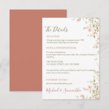 Casamento de campo de Rosa selvagem