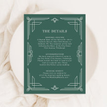 Casamento de Férias Clássico Elegante Verde | Deta