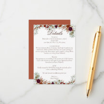 Casamento de Florais de Outono de Borgonha e Salvi