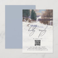 Casamento de Paisagem de Inverno de Aquarela