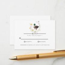 Casamento de Pato de Seldflower Mallard