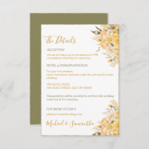 Casamento de Rosa de marfim e amarelo legante