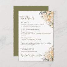 Casamento de Rosa de marfim e branco de pérola ele