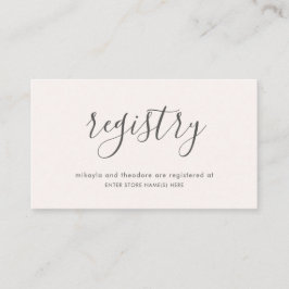 Cartão De Informações Casamento de Rosas Peach Blush