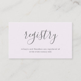 Cartão De Informações Casamento de Rosas Roxos