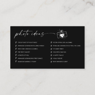 Cartão De Informações Casamento de Script Moderno Capture o Código QR de