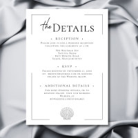 Casamento de Shell Preto e Branco com Tipografia M