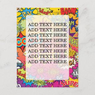 CARTÃO DE INFORMAÇÕES CASAMENTO DE SUPERHERO DE CÓDIGOS