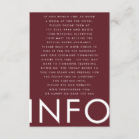 Casamento do Grande Monograma do Burgundy Maroon M