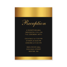 Casamento Dourado de Caligrafia de Luxo