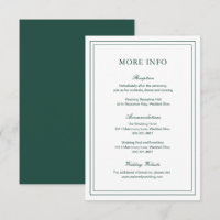 Casamento Elegante Clássico Emerald Verde