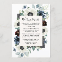 Casamento Floral de Anemone Dusty Thistle Blue Bur
