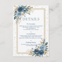 Casamento Floral Naval e Dourado de Céu de Inverno
