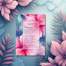 casamento floral tropical havaiano fúcsia hibisco