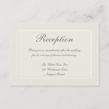 Casamento Formal De Recepção Tradicional Ecru