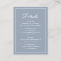 Casamento Formal Tradicional de Elegante com Azul