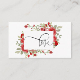 Cartão De Informações Casamento Geométrico Dourado de Blush Vermelho Bur