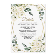 Casamento Geométrico Floral Dourado Elegante