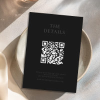 Casamento Mínimo de Preto de Matte Moderno