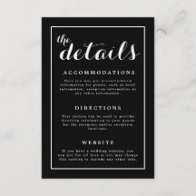 Casamento Negro e Branco Elegante Clássico