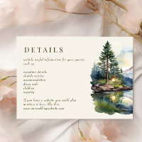 Casamento no Lago Country Twilight Forest