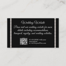 Casamento Preto e Branco com Pérolas