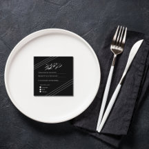 Casamento Preto e Branco Minimalista Boho Elegante
