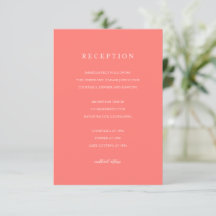 Casamento Simples Coral Vibrante Moderno e Ousado