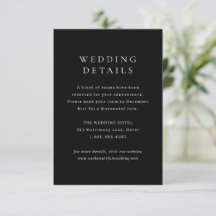 Casamento Simples Preto Clássico