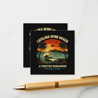 Cartão De Informações Catalina Wine Mixer