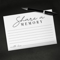 Celebração de Funeral Elegante Compartilhe Uma Mem