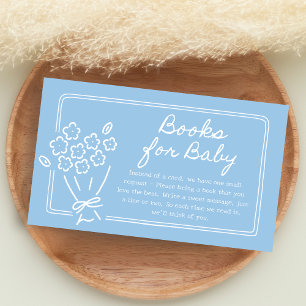 Cartão De Informações Chá de Bebê Baby In Bloom