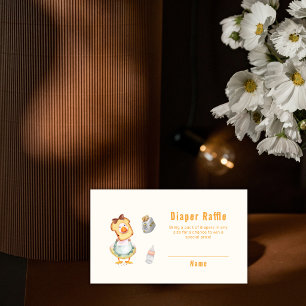 Cartão De Informações Chá de Bebê Café da Manhã da Mamãe Gansa Fraldas R